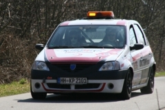 Gelblicht-Auto